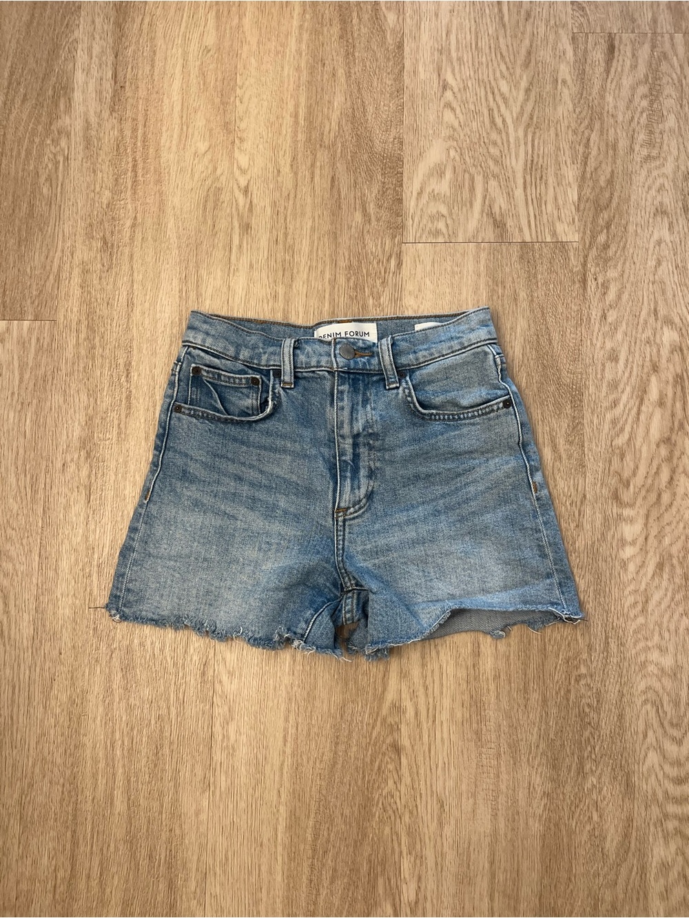 denim forum shorts